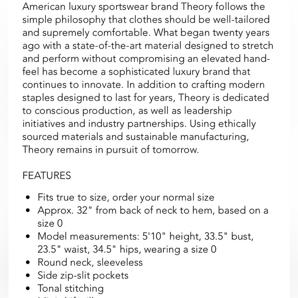 Theory Helaina Sleeveless Shift Dress in Stretch Italian Summer Wool NAVY BLUE - Picture 13 of 13